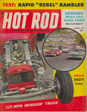 Hot Rod August 1957 Nhra Drag Racing 32 Ford Chevy Indy 500 Hemi Nascar