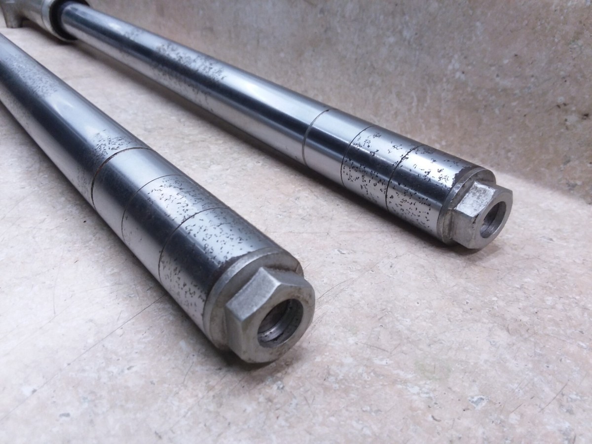Kawasaki F7 Enduro 175 Front Fork Forks Pair OEM 1974 VTG