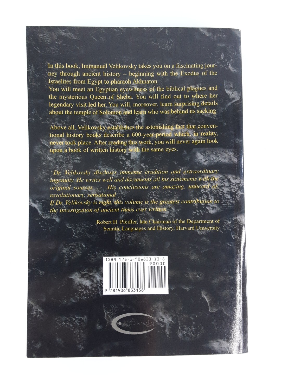 Ages in Chaos : From the Exodus to King Akhnaton: Vol. 1 by Immanuel