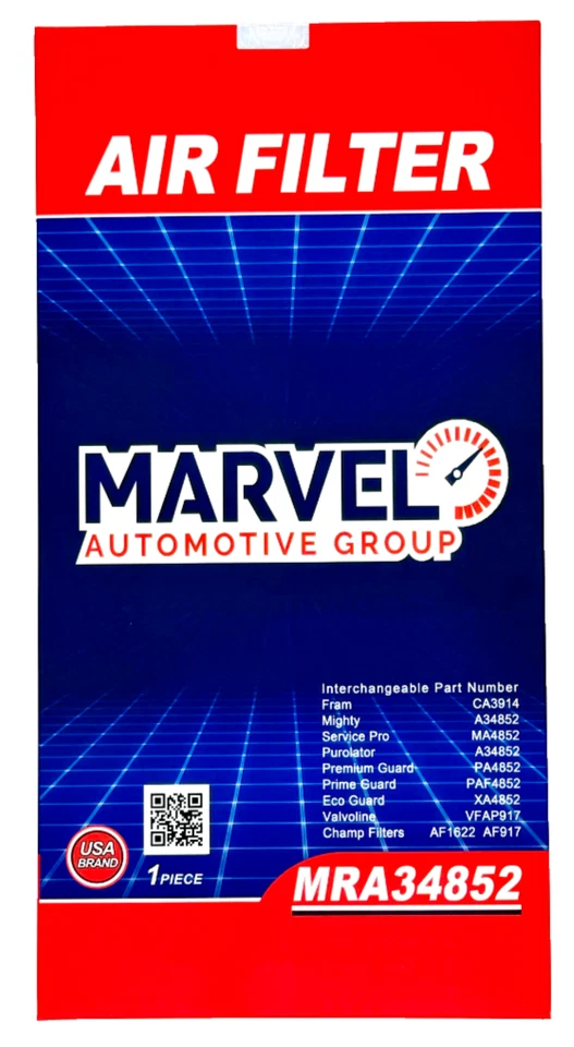Filtro de aire Marvel MRA34852 (25042562) para Chevrolet Corvette 1985-1989 1997-2004 Foto 2 de 4