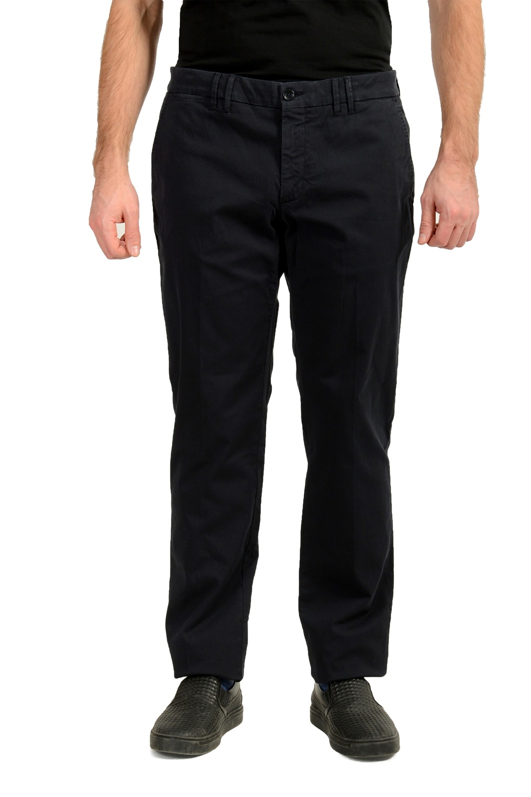 Мужские темно-синие повседневные брюки-чино на плоской подошве от Scuderia Ferrari размер US 32-48 12190₽