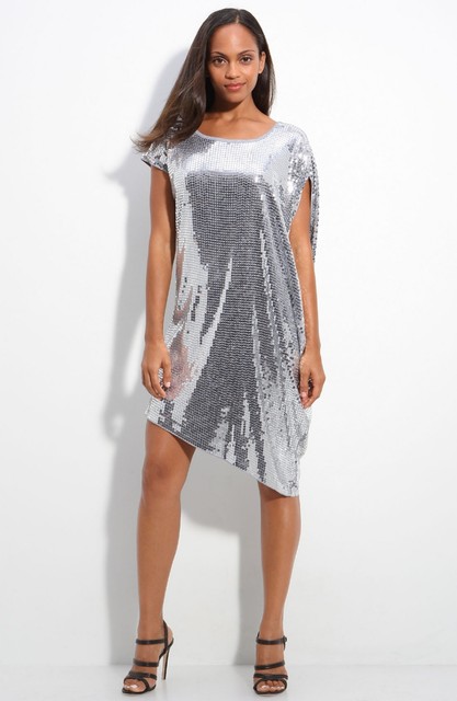 michael kors silver dress