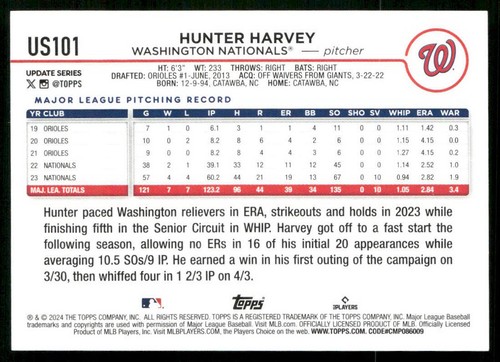 2024 Topps Update Series Base Pick Your Card - Buy More Save More #US1 - #US199 - Picture 193 of 361