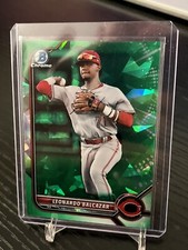 2022 Bowman Draft Sapphire Leonardo Balcazar Green #’d /50