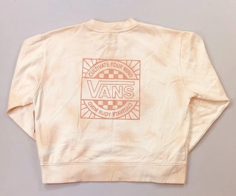 NEW Women's Vans Off the Wall Cropped Long Sleeve Sweatshirt - Image 2 of 2