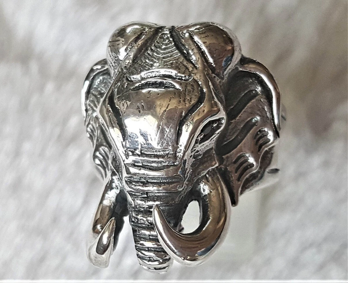 Elephant Spinner 22K Gold Plated Spinner Ring. Men & Women Stainless Steel  Pinky, Index, Thumb Ring Band. Girls Gold Ring Gold Mate Finish - Etsy