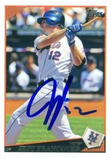 Jeff Francoeur autographed baseball card (New York Mets) 2009 Topps #UH188