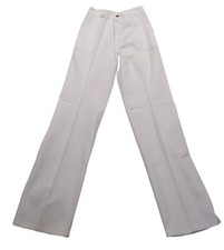 Vintage Women s White Pants Size 12 High Rise Wrangler Vintage 70s Wide Legs