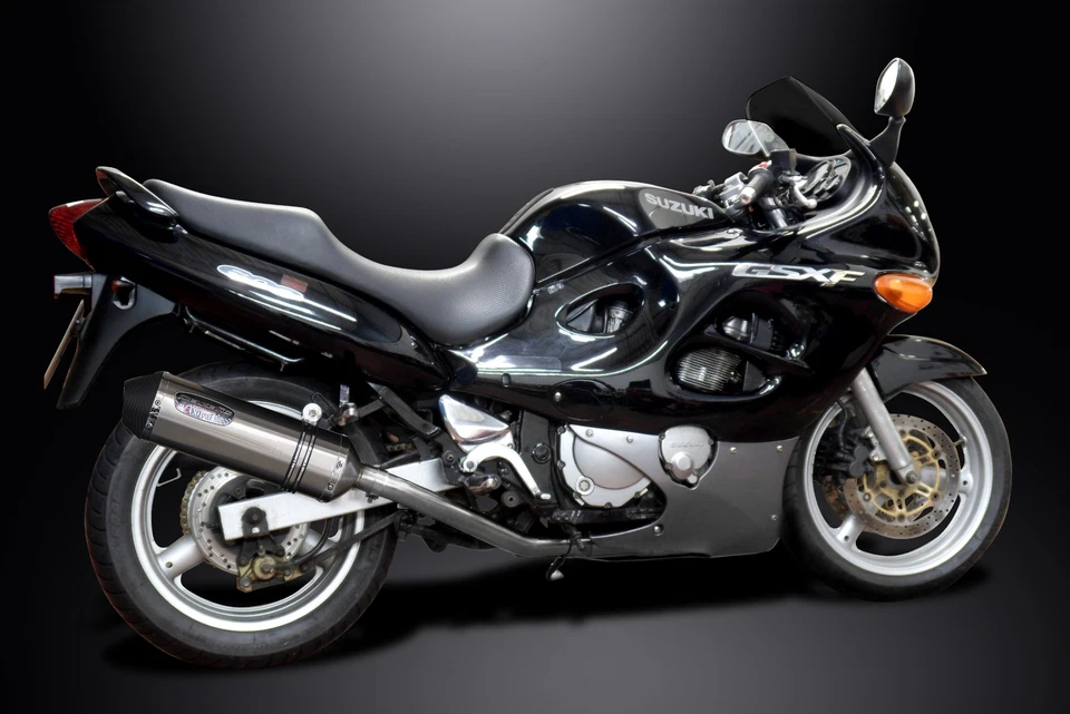 Suzuki GSX600F 600 Katana 1997-2006 13.5" X-Oval Kit de silenciador de escape de acero inoxidable Foto 4 de 4