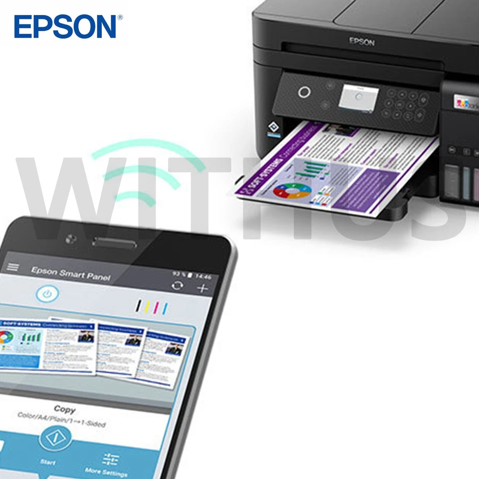 EPSON EcoTank L6270 (Next of L6170) Ink Tank Printer ADF Wi-Fi Print/Scan/Copy_ - Image 4 of 4