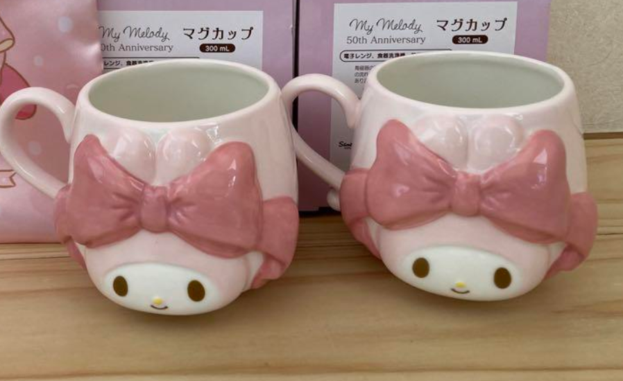Sanrio My Melody 50th Anniversary Mug Set 300ml | eBay