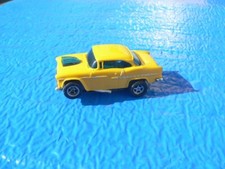 AFX AURORA CHEVY 1955 YELLOW BEL AIR HO SLOT CAR