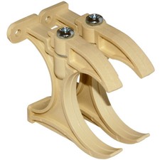 Set of 2 Tubular Heater Brackets for Tube Heaters Cream -  TBX1-PK