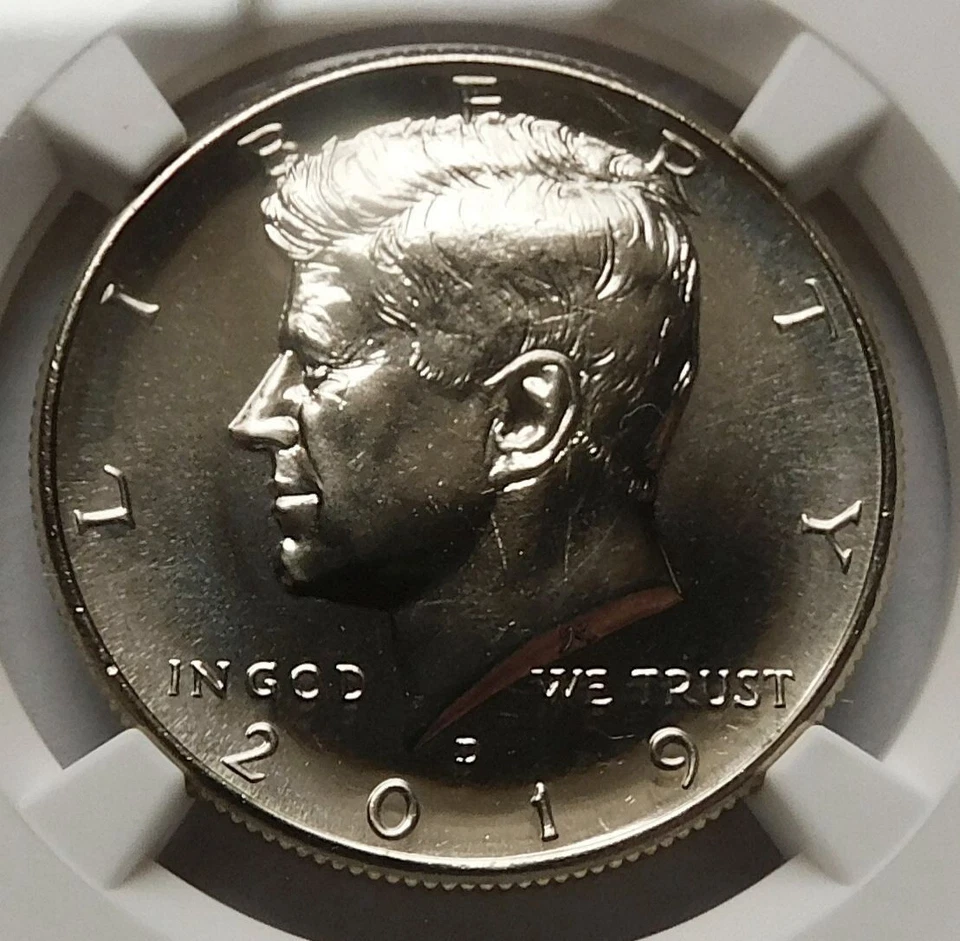 2019 D JFK 50C Kennedy Half US Mint Rocketship Set NGC MS 66 PL First Day Issue - Image 2 of 4