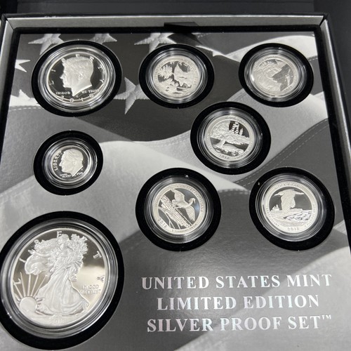 2018 United States Mint Limited Edition Silver Eagle Proof Set w/ Box & COA #A - Picture 6 of 12