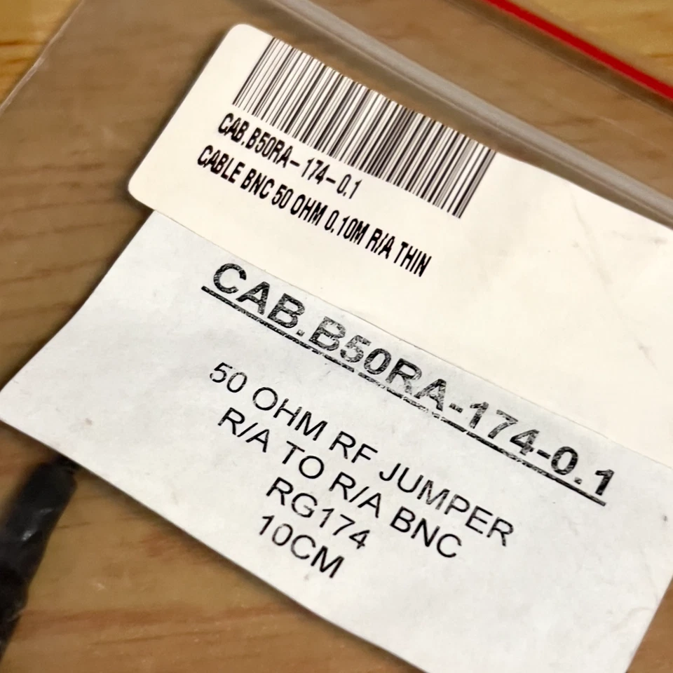 2 x Cables de puente RF BNC 50 OHM - 10 cm - Audio profesional - OFERTA - Envío gratuito Foto 2 de 2