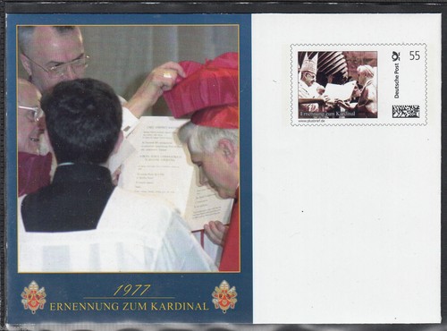 Germany 8 beautiful letters Pope Benedict, Life path priest to the Pope - Picture 2 of 8