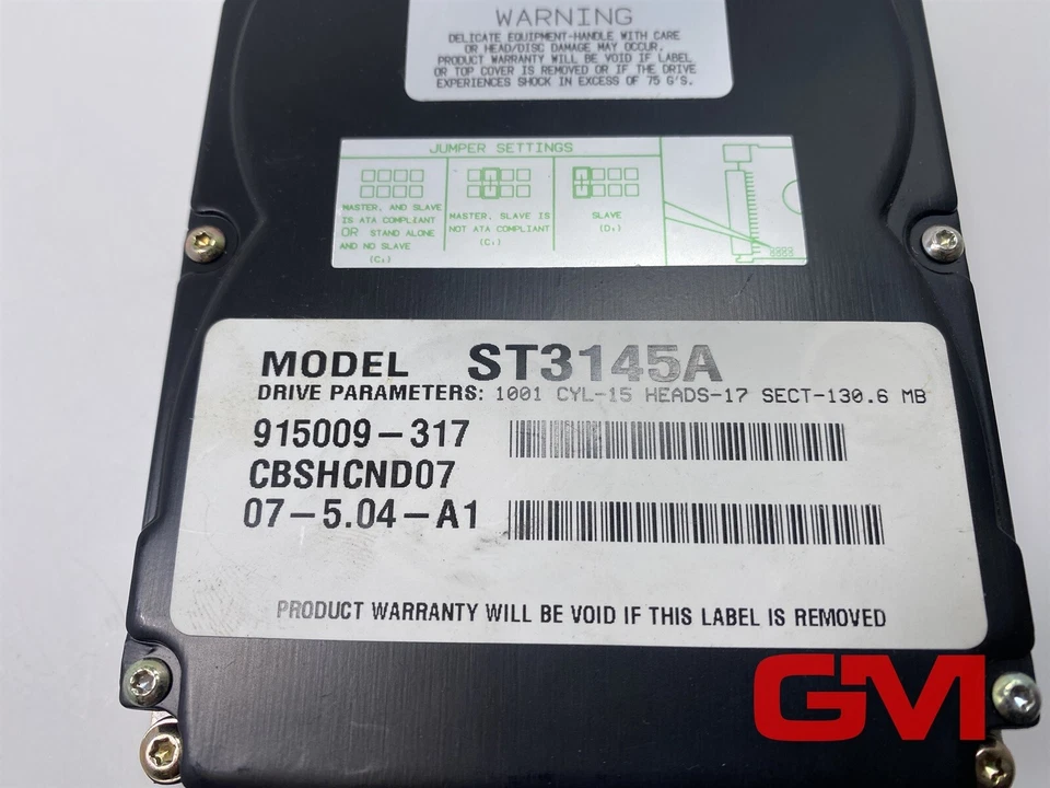 Seagate Festplatte ST3145A HDD CYL-15 HEADS-17 130MB ATA 915009-317 3,5" - Bild 3 von 4