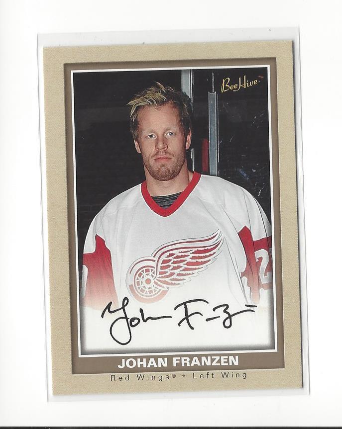 2005-06 Beehive Beige #127 Johan Franzen RC Rookie Red Wings