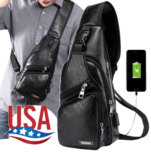Bandolera Para Hombre Mochila Viaje Cartera Bolso de Hombro Antirrobo  7592606001138 | eBay