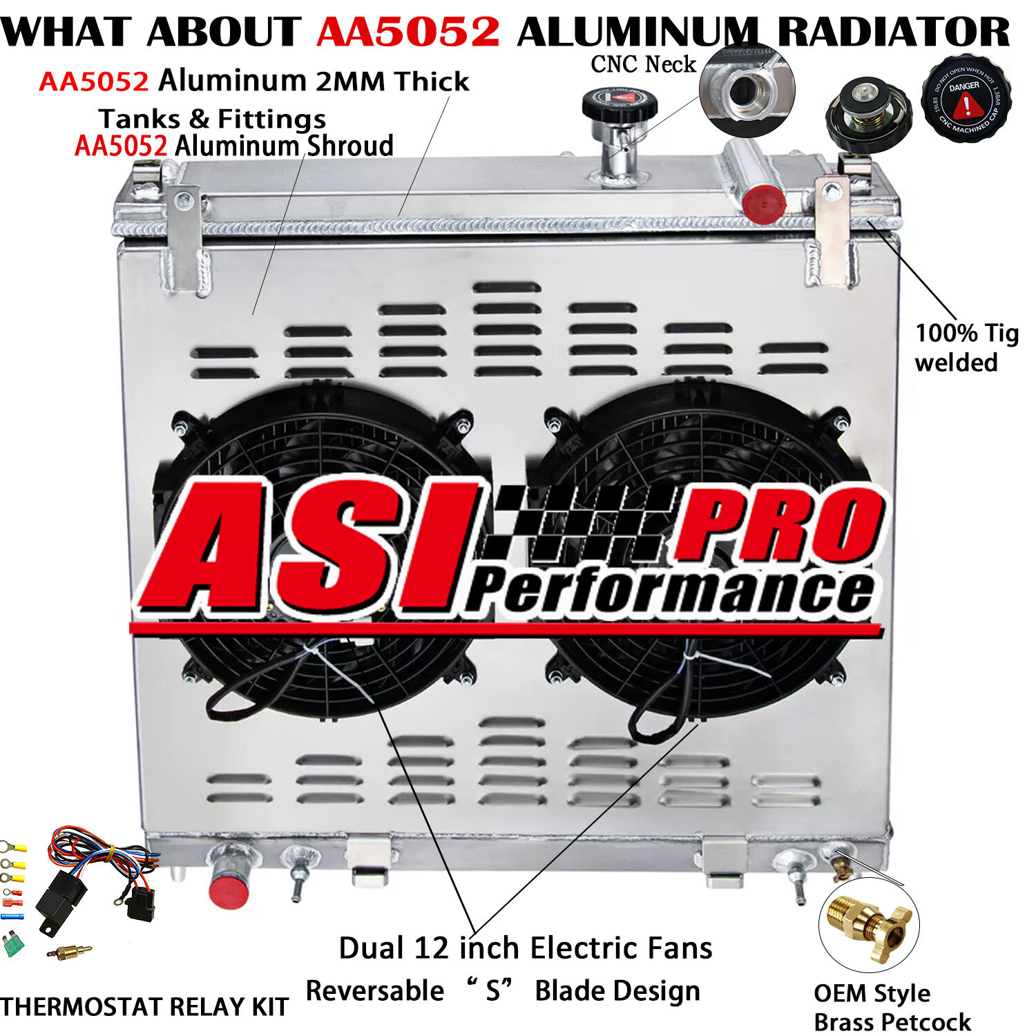 4 Row Aluminum Radiator For NISSAN Armada/TITAN/ INFINITI 5.6L 2004-2015 2005 06