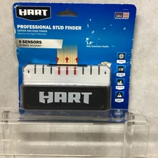 Hart Professional Stud Finder | Center & Edge Finder 5" LED Display 9-Sensors