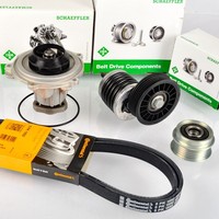 Contitech 5PK1592 Keilrippenriemen-Satz + Freilauf Wapu FüR Audi A6 VW
