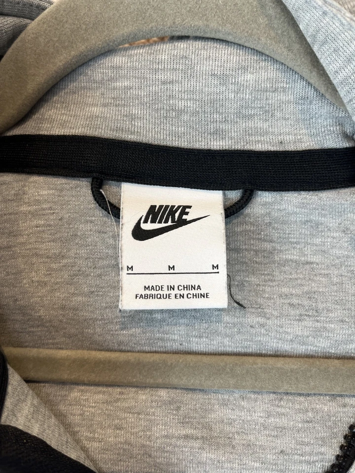 Nike Tech Fleece GX Full Zip Windrunner Hoodie Jacket Grey Medium DM6474-063, photo 3 of 5