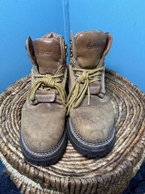 Men s Fieldmaster Work Boots Size 8 1/2 D Made In USA Leather Oil Resistant