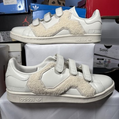 Size 9.5 - Raf Simons x adidas Stan Smith Comfort Badge Talc