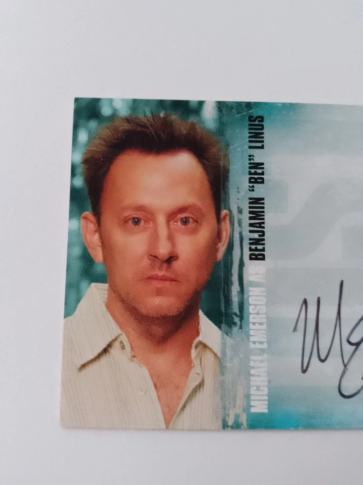 Michael Emerson Inkworks 2006 Lost Season 3 Autograph A25 Benjamin Linus - Image 3 of 4