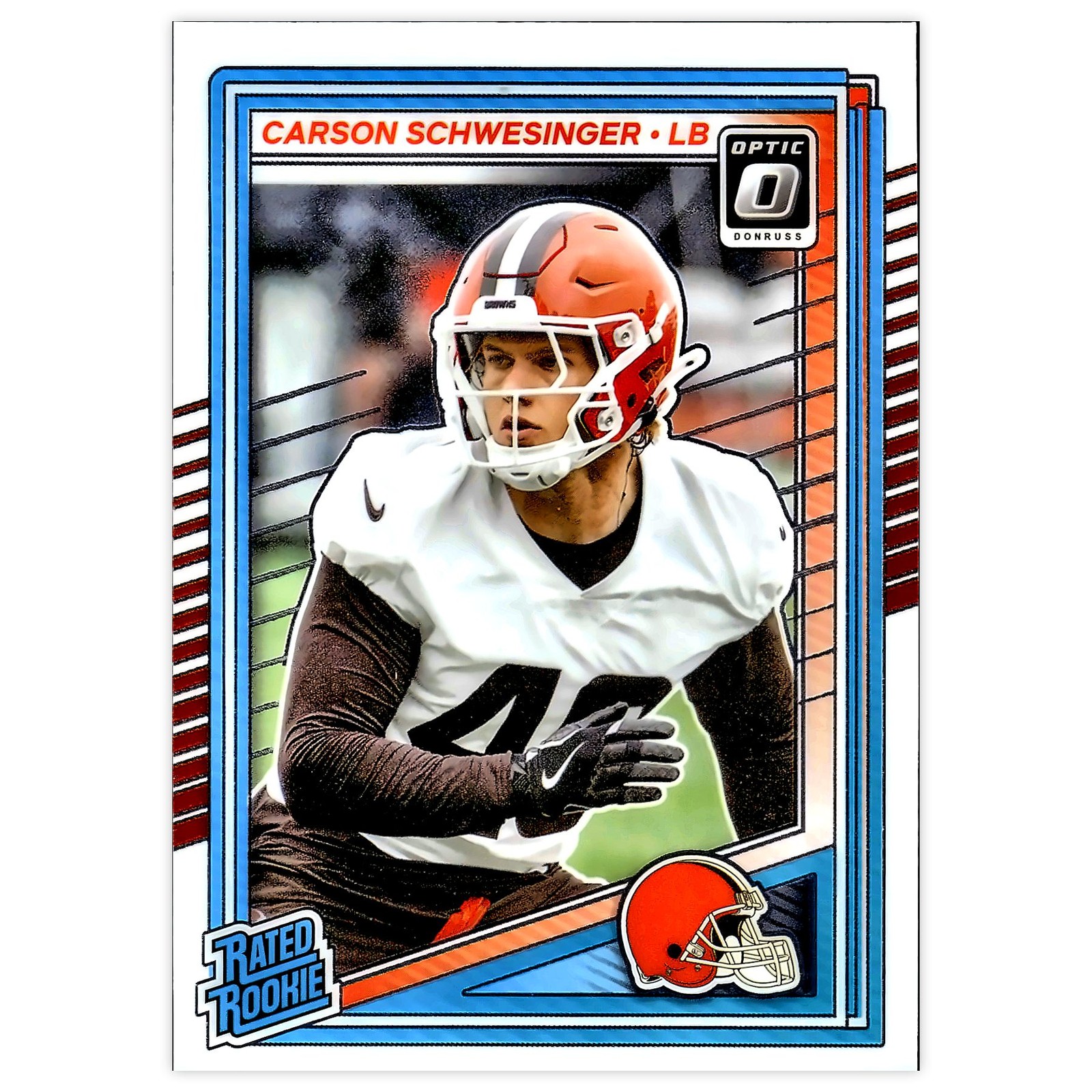 Carson Schwesinger Rookie 2025 Donruss Optic #217 Cleveland Browns