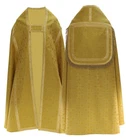 Gold Roman Cope with stole Vestment Capa pluvial Dorada Pluviale KTG16