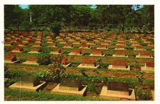 Postcard: Thailand, Kanchanaburi, European Prisonor of World War 2 Graveyard