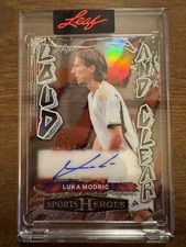 2026 Leaf Sport Heroes Luka Modric Auto Loud & Clear Sparkle Card One Of One