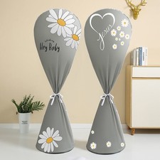 All Inclusive Waterproof Fan Dust Cover with Elastic Bottom for Storage