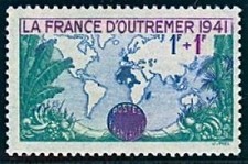 France N°503 " France D'Outre Sea 1F +1F " New Xx Ttb