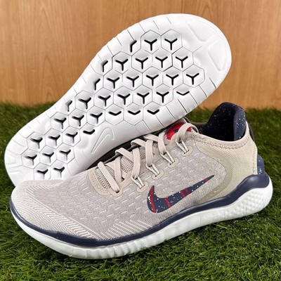 Nike Free RN 2018 Moon Particle Running Shoes AQ0557-200 Men s 7.5 / Women's 9