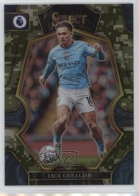 2022 Panini Select Premier League Mezzanine Camo Prizm /199 Jack Grealish 13m8