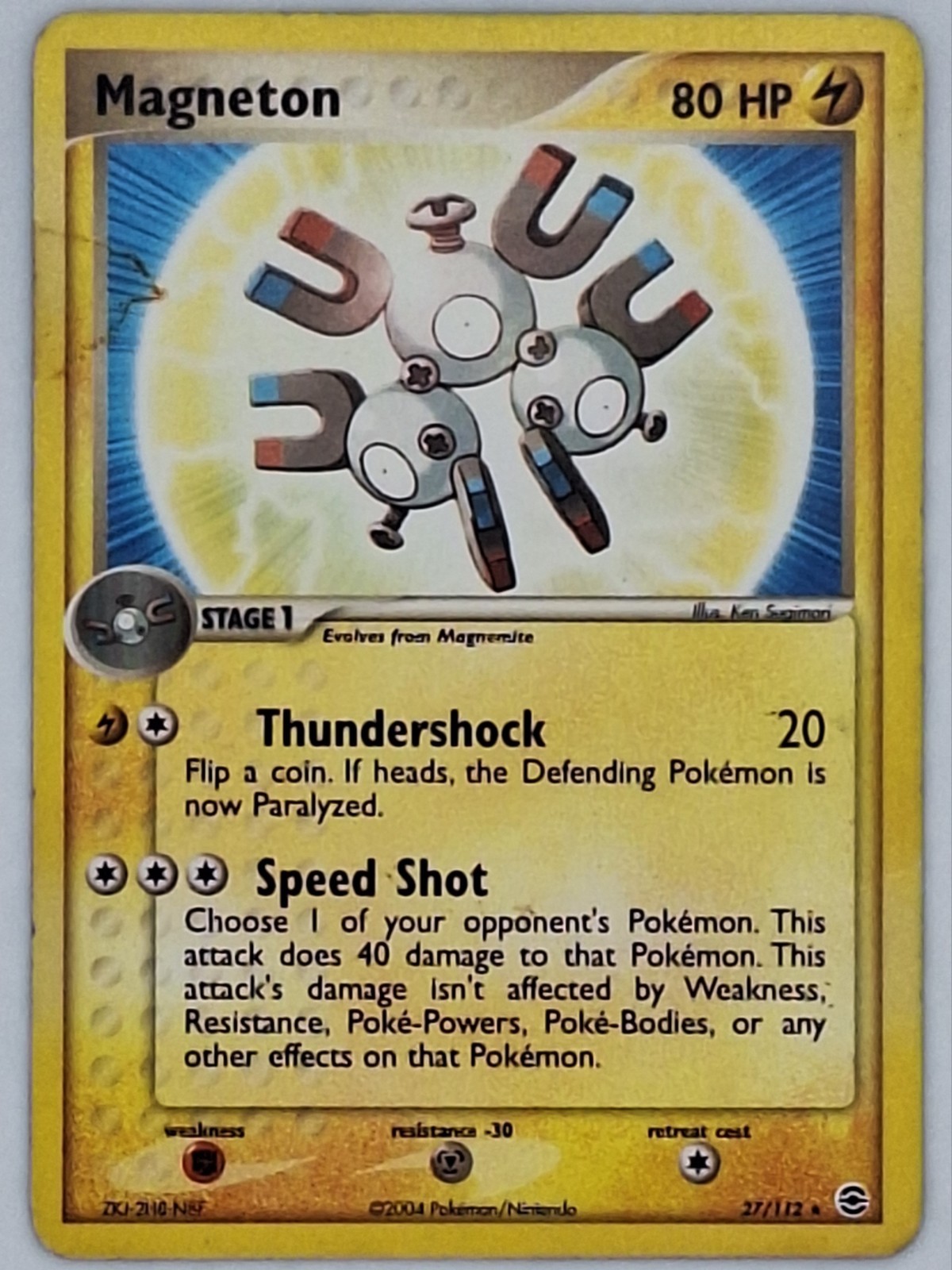Magneton 27/112 Pokemon - FireRed and LeafGreen MP