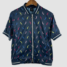 Daily Sports Womens Size Medium Chatty Golf Windbreaker Jacket Short Sleeve