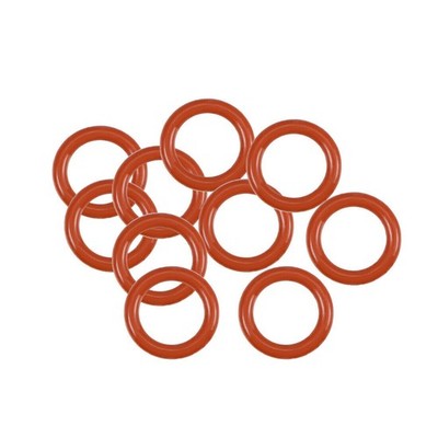 Silicone O-Rings 9.5mm OD, 6.5mm ID, 1.5mm Width, Seal Gasket Red 10Pcs  *la