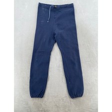 Vintage Champion Reverse Weave Sweatpants Navy Blue Joggers Mens M Relaxed Fit