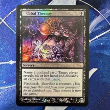 Cabal Therapy Foil DCI Mark FNM Magic The Gathering Magic Card