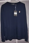NEW $140 G/FORE Pullover Crew Neck Sweater Shirt DEEPDALE GOLF CLUB L Navy Blue