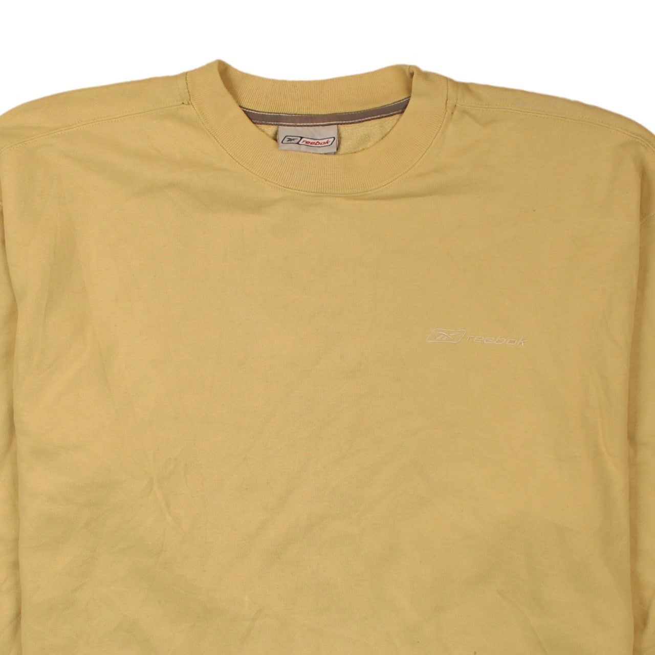 Reebok Yellow Sweatshirt Mens S image 3