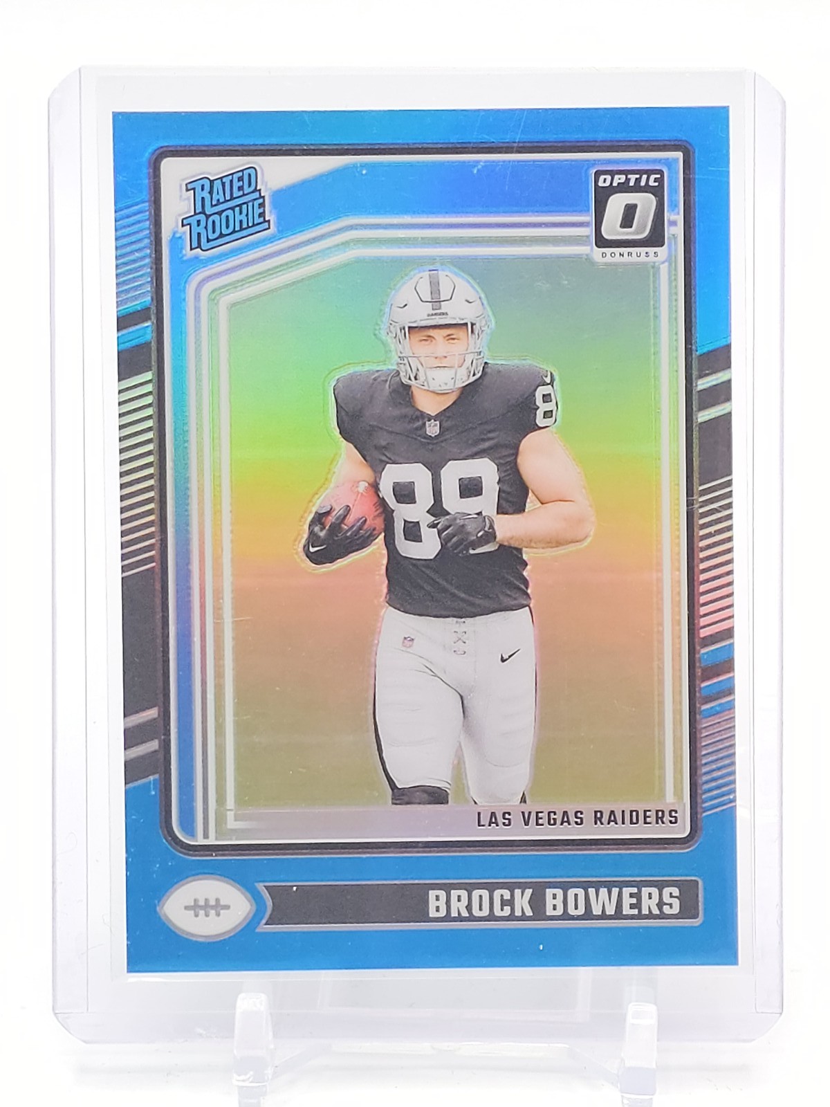 BROCK BOWERS 2024 DONRUSS OPTIC RATED ROOKIE AQUA PRIZM /299 #215 Q4641