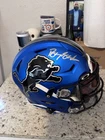 Barry Sanders Signed  Detroit Lions Alt Speedflex With Oakley Visor With COA