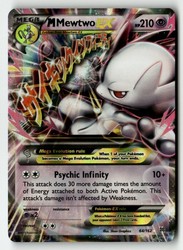 M Mewtwo EX 64/162 XY Breakthrough Ultra Rare Holo