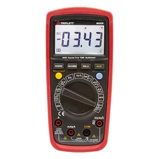 Triplett Mm520 Digital Multimeter,  600 V Max Dc,  60 Mv Max Ac,  Trms,  6, 000